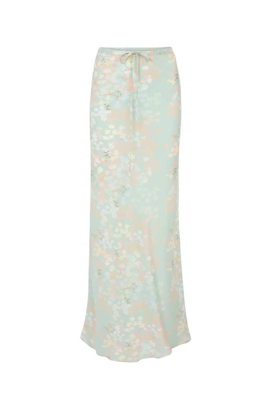 NEW BERNADETTE women's emily maxi skirt in jasmin mint